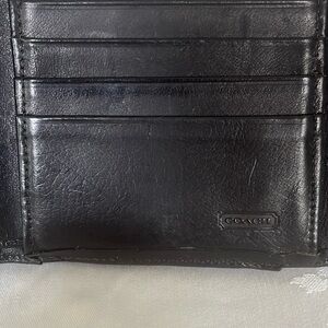 Coach leather wallet